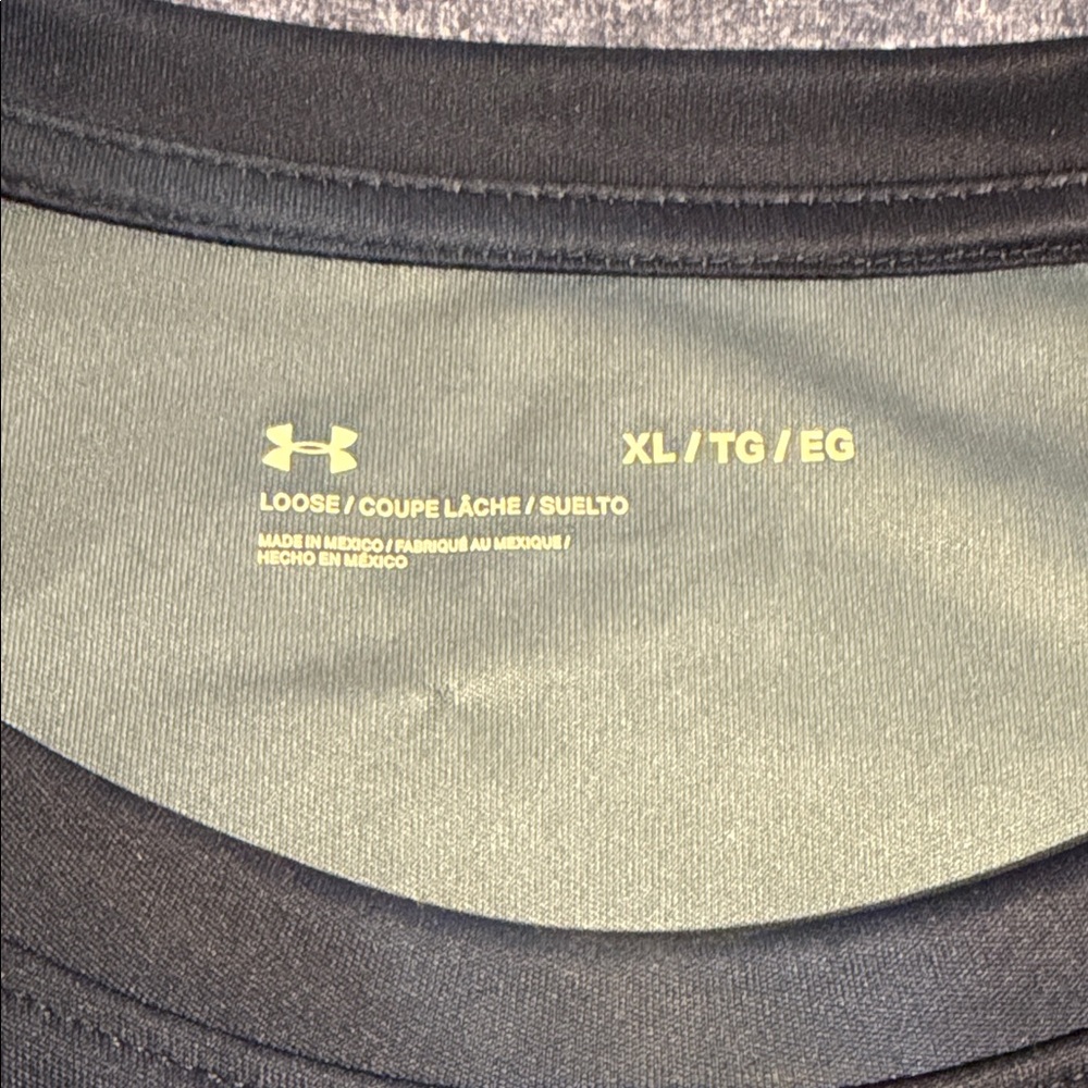 Under Armour Women's Dark Blue Marble Long Sleeve Tee - Picture 5 of 5